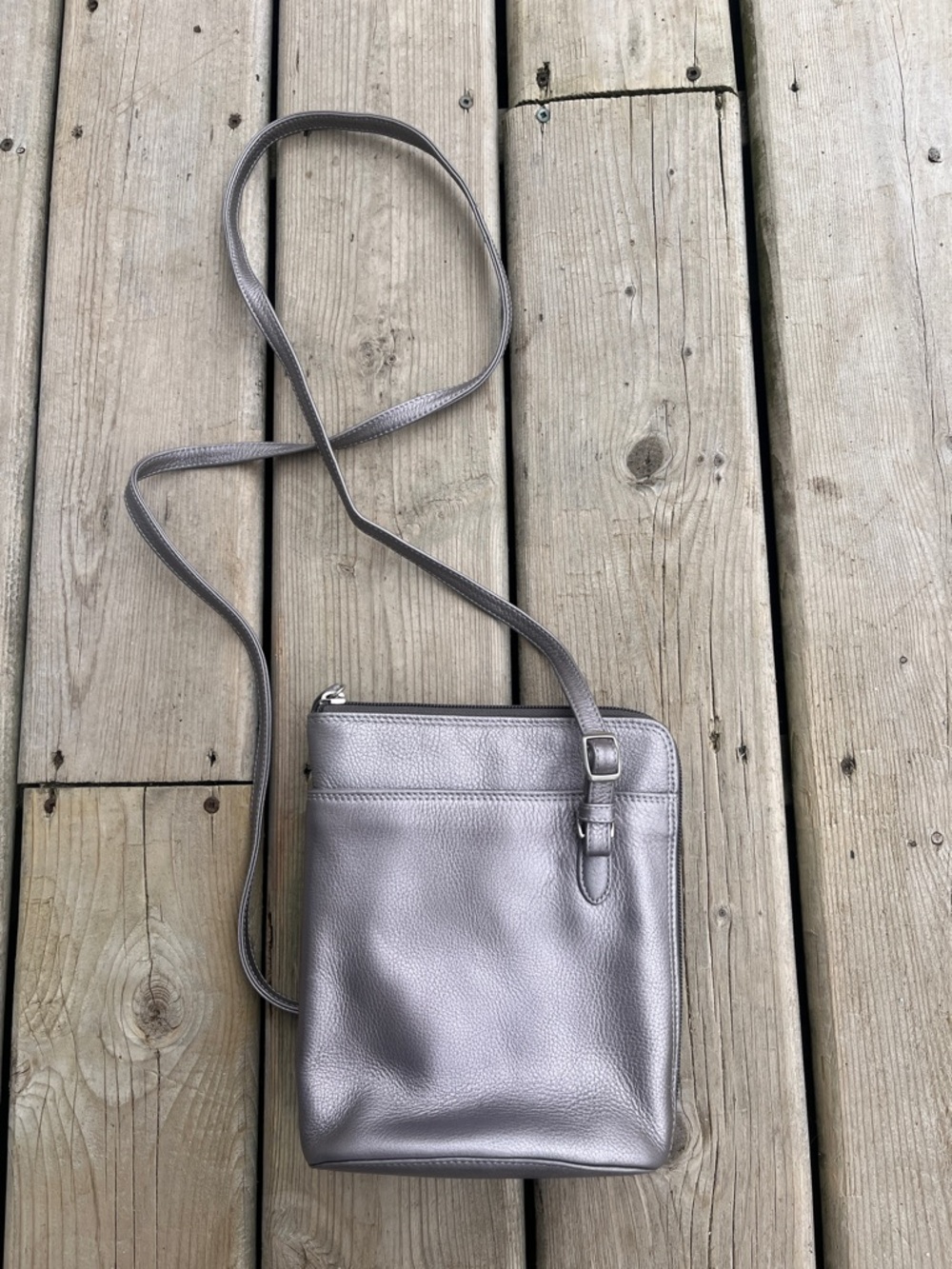 Derek Alexander CENTRAL PARK Two Sided Zipped Cross-body